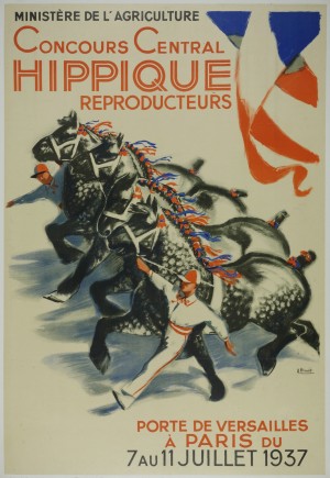 Concours Central Hippique Poster